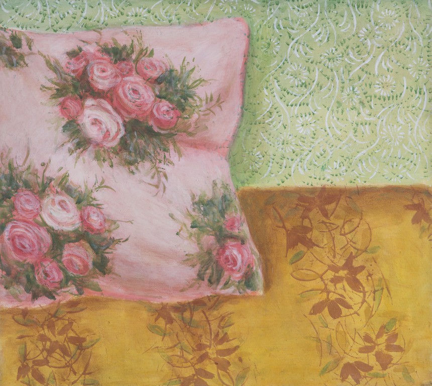 Pillow with Roses I.