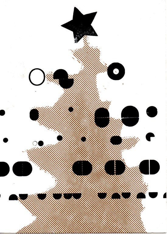 Typographic landscapes "Christmas Tree"